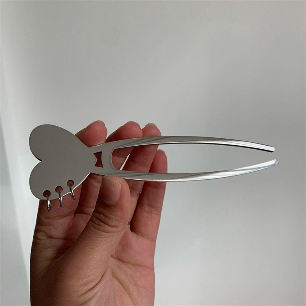 

Headwear Love Zinc Zinc Alloy Metal Hairpin U-shaped Hair Stick Heart Hair Stick Female Hair Accessories A