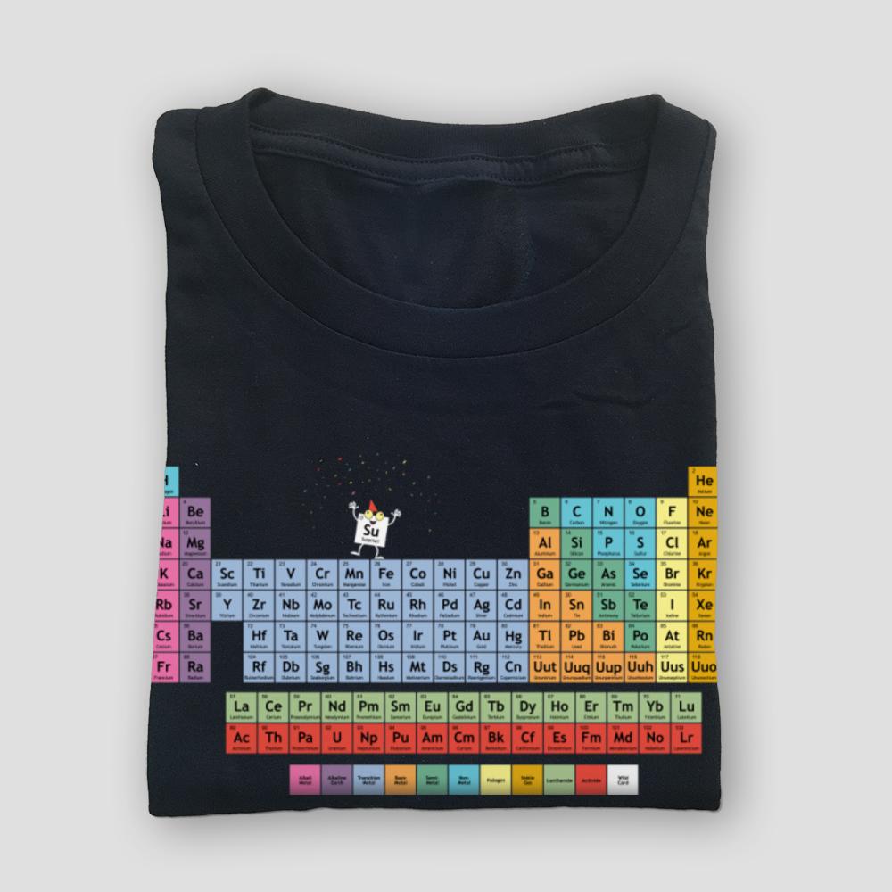 Das Element der Überraschung Mathe T-Shirt Chemie Wissenschaft Herren Oberteile T-Shirt Maßgeschneidert Neue Mode Kleidung Shirt