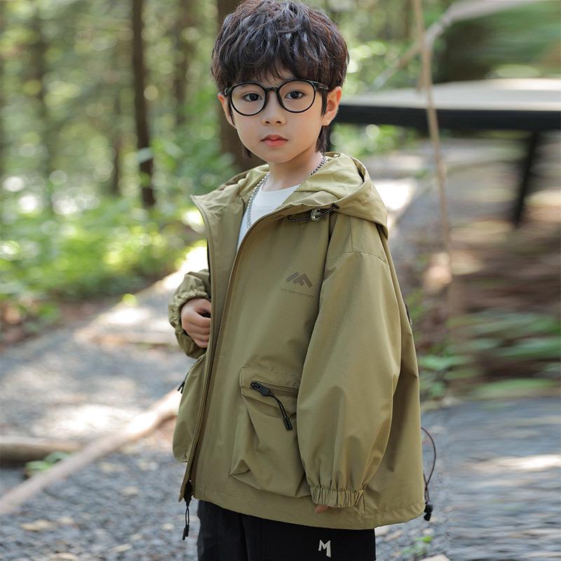 2025 Frühling/Herbst Kinder Wasserdichte Windjacke für Jungen - Outdoor Bergsteigerstil