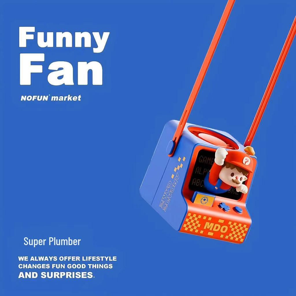 Portable Strong Wind Battery-Powered Handheld Mini Fan for Students