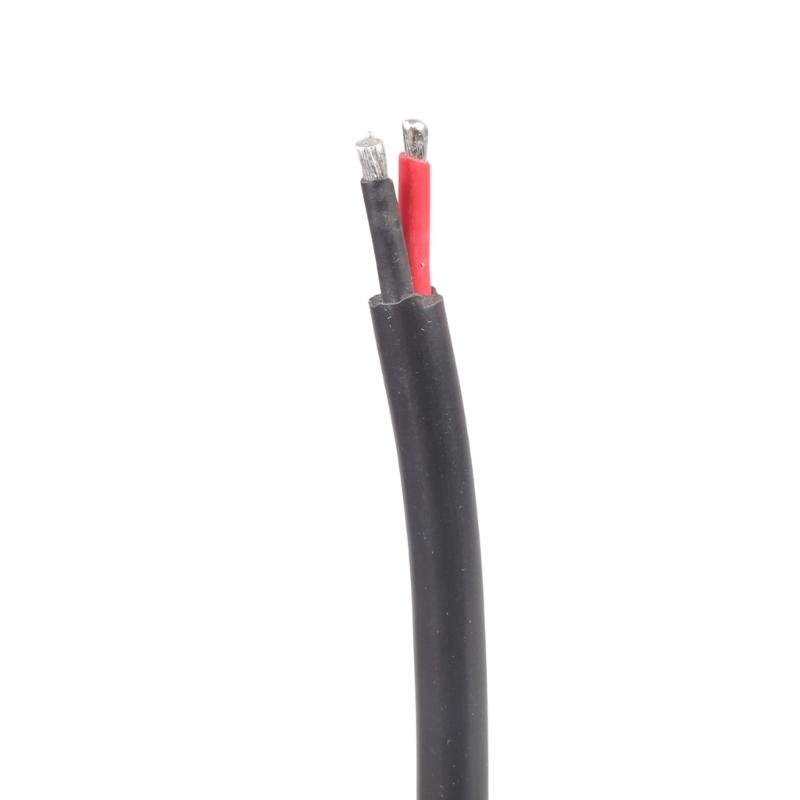 5.5mm x 2.1mm Male Connectors Cable Line Open End Power Cord With Tinned Ends For Electronics And DIY Projects