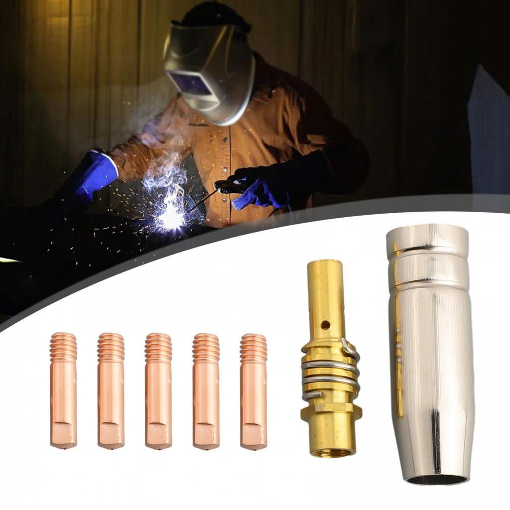 MIG Schweißdüse Schutzdüse 7 Stück Leitfähig