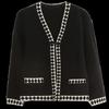 Baolianduo Mid-Aged Women's Elegant Knit Cardigan
