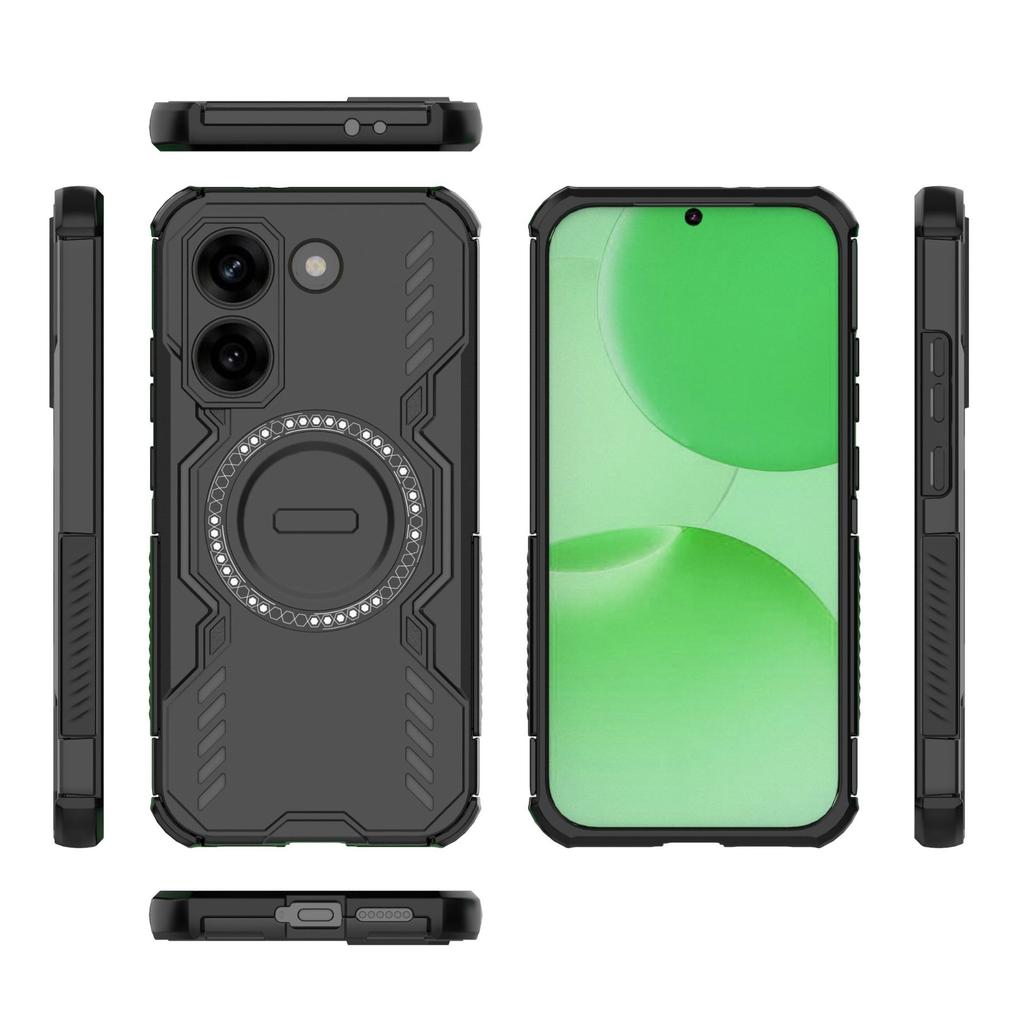 Dla Dla Xiaomi Redmi Turbo 5/Poco X8 Pro Magnetyczne Etui, Odprowadzające Ciepło Odporne na Wstrząsy Pokrowiec na Telefon dla Xiaomi Redmi Turbo 5/Poco X8 Pro