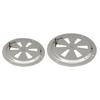Polished 5Inch Or 6Inch Round Louvered Air Vent Stainless Steel Boat Vent Panel With Easy Open Close Handle