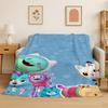 Cartoon Gabby Dollhouse Girl Flannel Blanket Soft Warm Throw Blanket for Bedroom Living Room Bed Travel Camping Picnic Kid