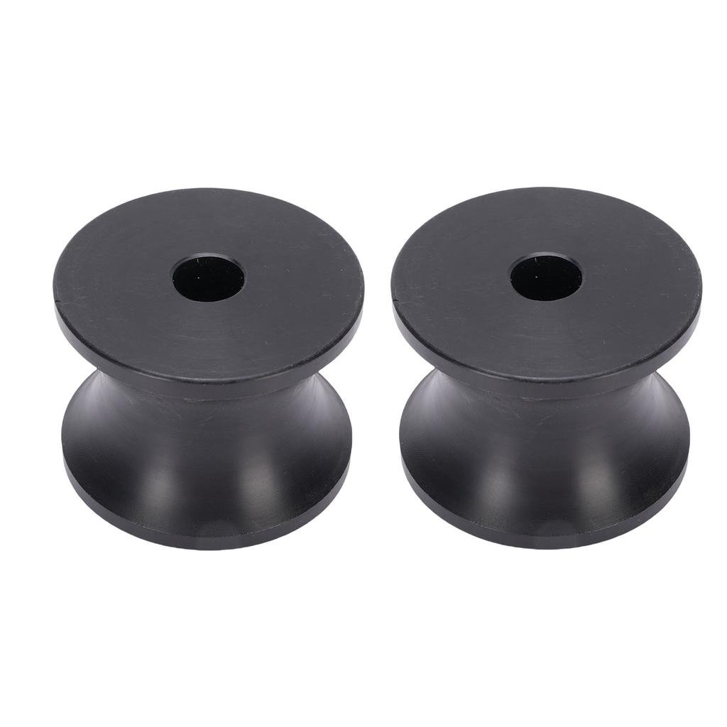 2PCS Boat Trailer Bow Roller Long Term Durability Anti Scratch Protection Nylon Bow Stop Roller