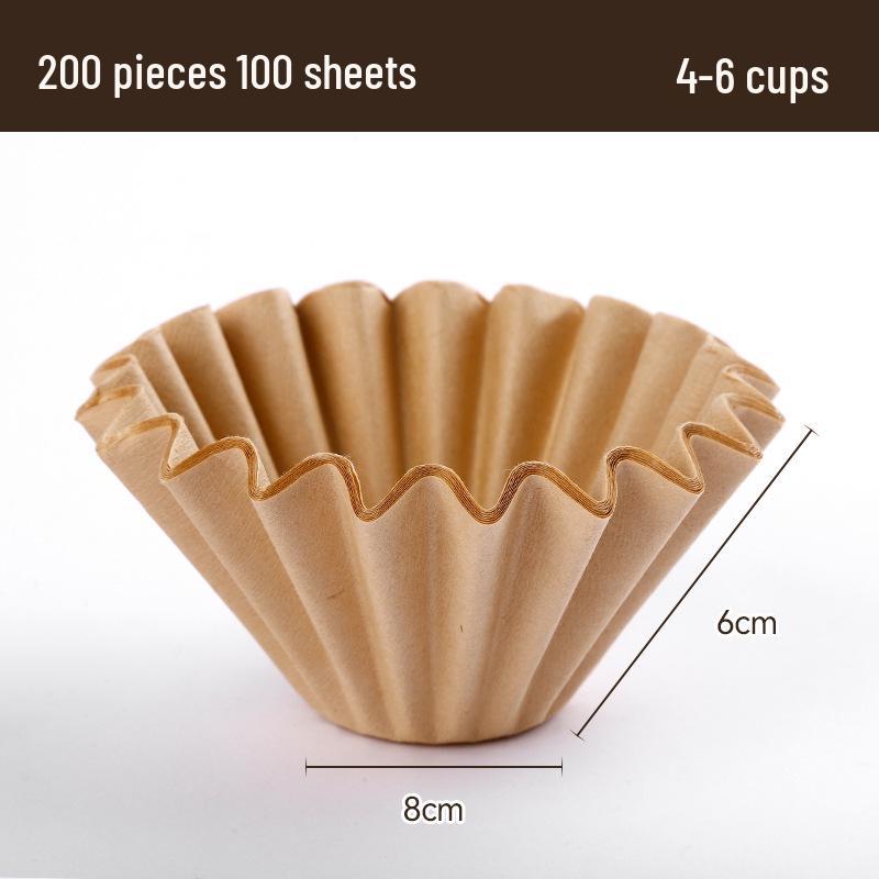 Origami Drip Coffee Filter Paper for Pour-Over Coffee Makers