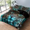 3Pcs Set Of Quilt Covers With Glaring Leopard Pattern - Soft And Comfortable Bedroom Guest Room And Dormitory