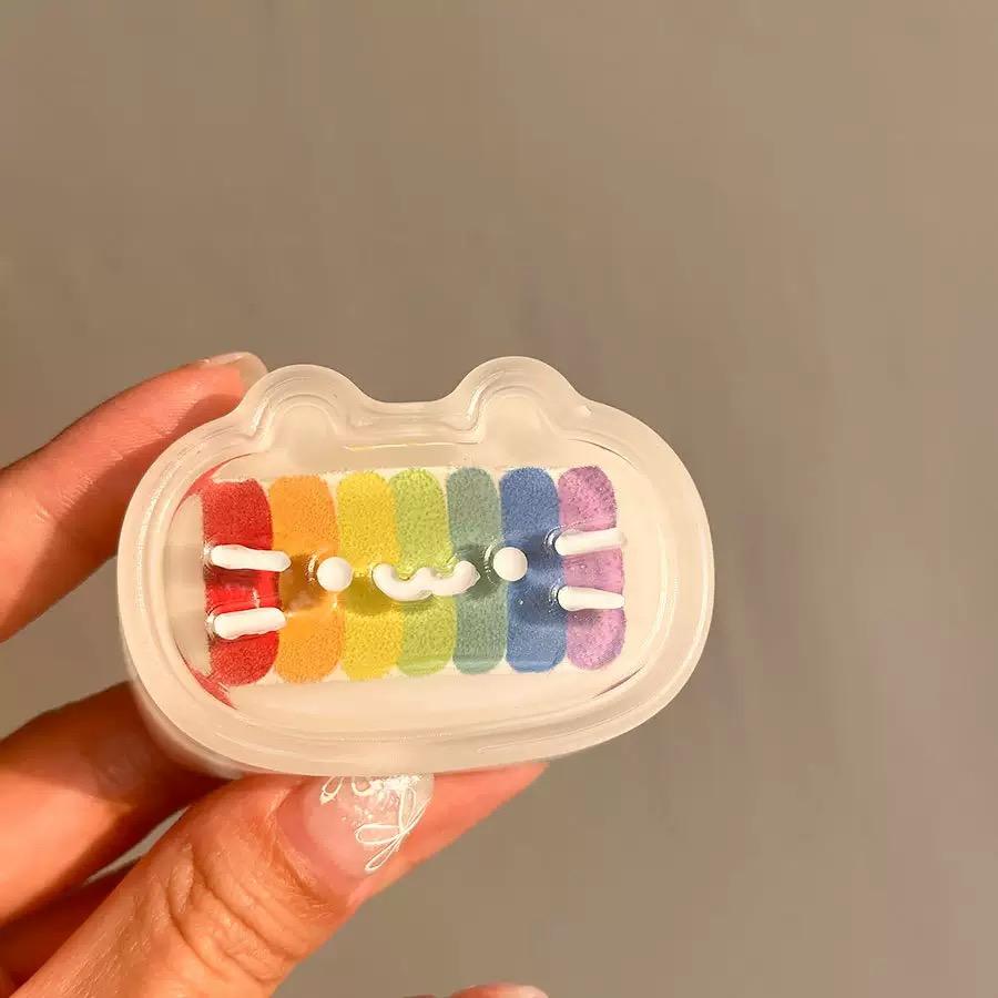 Разноцветные цвета Радужный Кот Сквиши Фиджет Мягкий Милый Кот Медленное Восстановление Сжимание Декомпрессия S Для Подарков на День Рождения