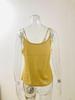 2025 European & American Women's V-neck Hot Stamping Camisole - Casual Sexy Spring/Summer Vest
