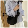 Nylon Clutch Bag for Women Fashion Solid Color Shoulder Crossbody Purse Trendy Daily Casual Handbag KTB