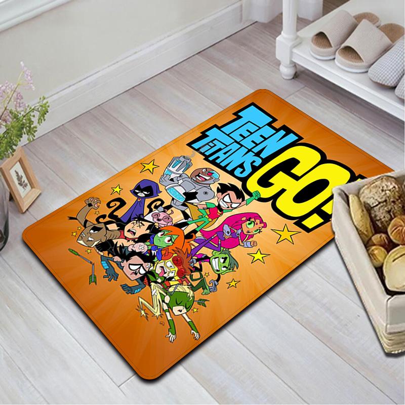 Teen Titans Rug Floor Mat for Living Room or Bedroom Soft and Comfortable Carpet a Gift for Birthday and Holiday.