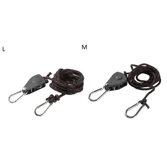 Nylon Ratchet Hanger Lightweight Quick Release Sturdy Pulley Design Tent Lifting Rope