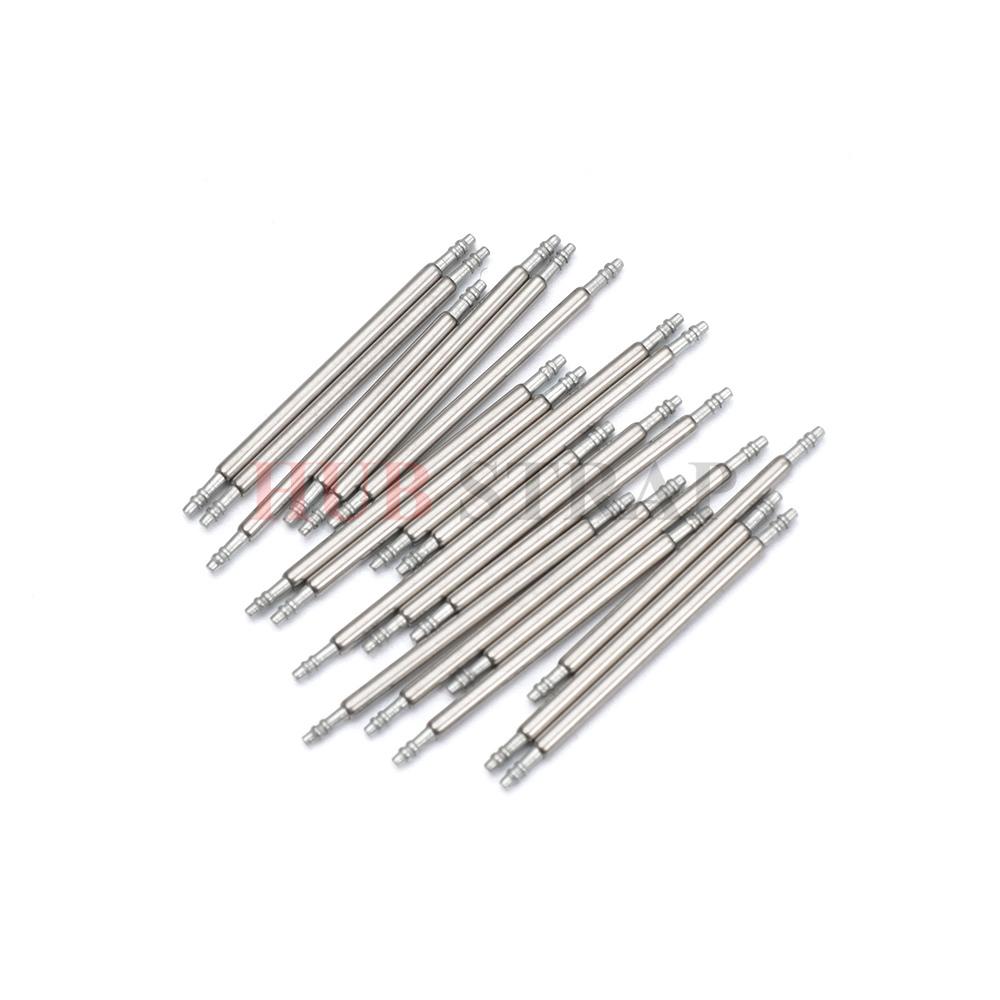 20PCS Dia 1.3/1.5/1.8mm Spring Bars Strap Link Pins Fits 12 14 16 18mm 19mm 20mm 21mm 22mm 24mm 26mm Watch Band Strap Links Bars