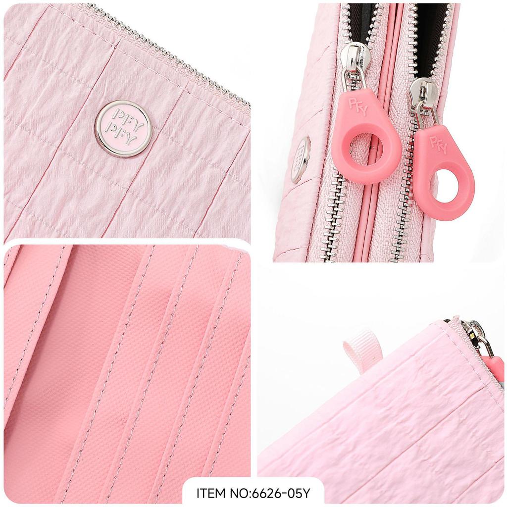 WEICHEN Women's Double Zipper Wallet: Large Capacity, Multiple Card Slots, Multi-functional Phone Bag & Coin Purse