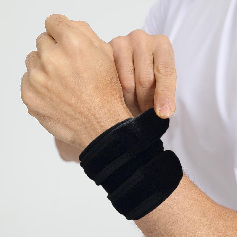 

Wrap Pressurized Sports Wrist Guard Double Strap Wrist Guard Men s and Women s Wristbands Composite Volleyball Wristband Joint Cover average size