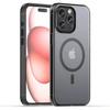 Magnetic Phone Case For iPhone 15 Pro Max Matte Magnetic Protective Cover