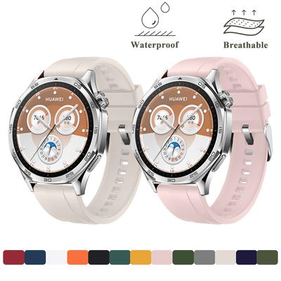 Silikonowy pasek do zegarka dla Huawei Watch GT5 Pro Ultimate GT5/4/3/2 46mm Opaska na nadgarstek dla Huawei GT3 Pro GT Runner 22mm Pasek uniwersalny
