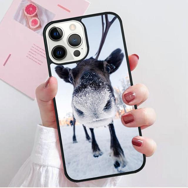 Reindeer Coque Shell For iPhone 17 Air 15 16 14 13 12 Pro Max 11 Pro Max Plus Phone Case Cover