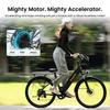 Eleglide T1 Step-Thru Electric Bike – 50Nm Motor, 100km Range, 27.5" CST Tires, Hydraulic Suspension  7-Speed Shimano