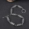 Men Stainless Steel Link Chain Bracelets Women Bangles Cuff Wristband Biker Motorcycle Bracelet