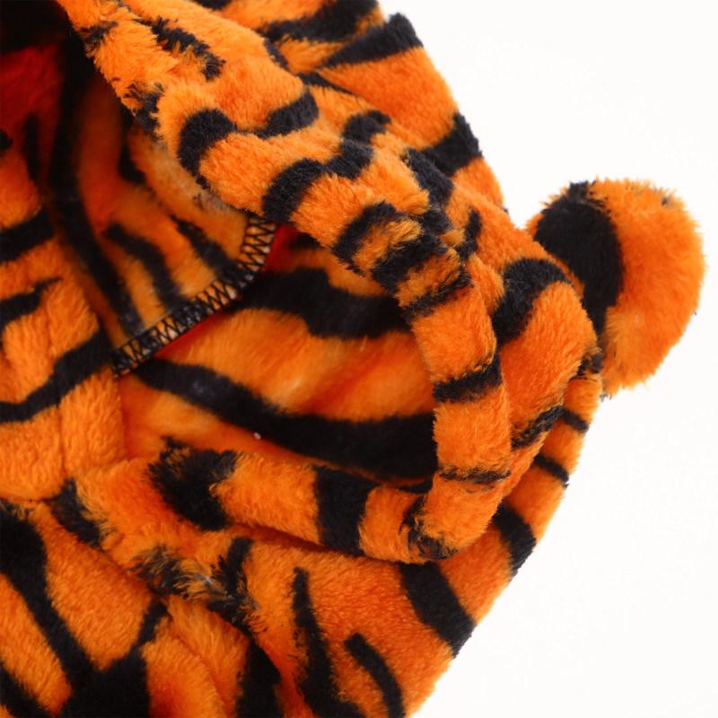 Pet Hoodie Winter Dog Autumn Clothes Warm Puppy Halloween Christmas New Year Dog Lover Cat Owner Christmas Dog Clothes Tiger