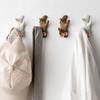 3pcs Strong Sticky Key Holder No-Drill Coat Rack Creative Resin Adhesive Hooks  Bedroom