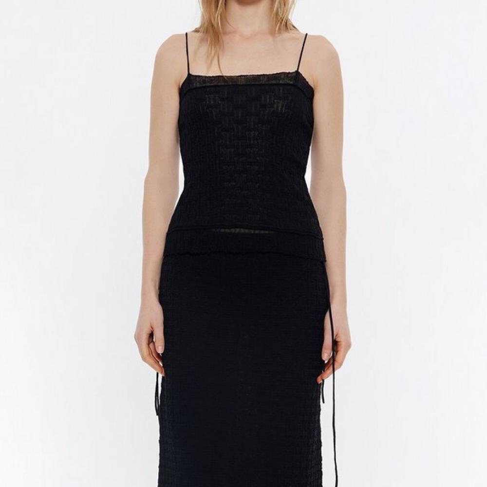 

Bimba Y Lola Black Fit Knit Top B245awk004bkb Black/S