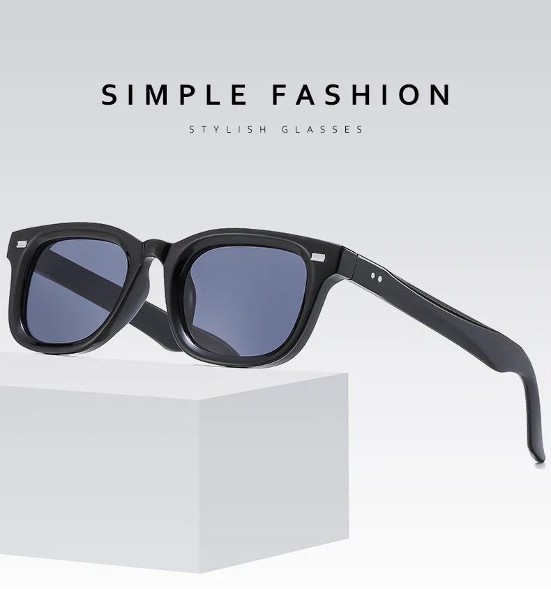 Fashion Sunglasses Women Men Square Plastic Vintage Stylish Oversized Ladies Sun Glasses Retro Vacation