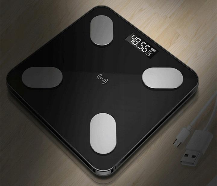 Smart Analytical Bathroom Scale Bluetooth Black
