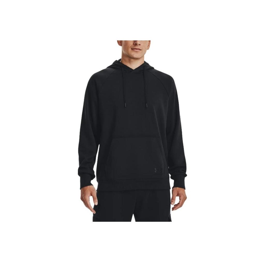 Under Armour Solid Color Hoodie Men Tops Black 1378598-001