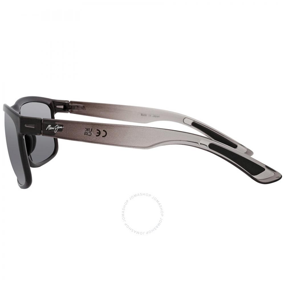 Maui Jim Huelo Neutral Grey Rectangular Unisex Sunglasses 449 11 58