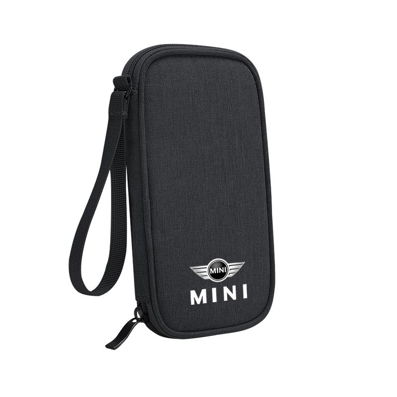 Autoschlüssel-Pack Auto-Führerschein Handy-Aufbewahrungstasche Für MINI Cooper R56 F56 R50 JCW Cabrio Aceman Countryman Clubman Roadster