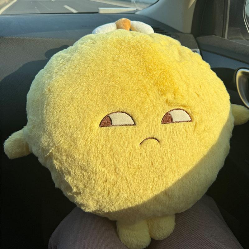 

Lemon Yellow Pillow Playing Plush Toy Home Pillow Doll Mat Cartoon Dolls Fruit