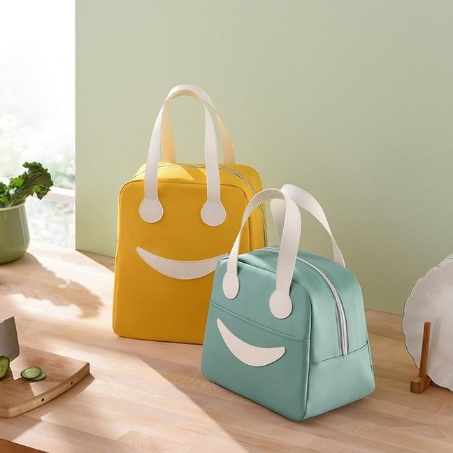 Durable Insulated Lunch Bag: Cute, Simple, Thickened Design for Outdoor and Work Commute