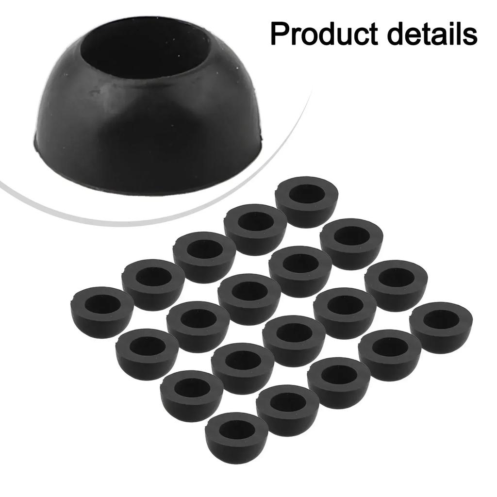 20pcs Bull Nose Rubber BBQ Bottle Gas Seal Dome Shaped O Ring Regulator Resistant To Oils Hydraulic Fluid & Water