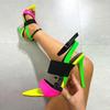 Pointed Toe High Heels Women Sandal 2026 Summer New Shoes Wedding Stripper Sandal Size 35-45