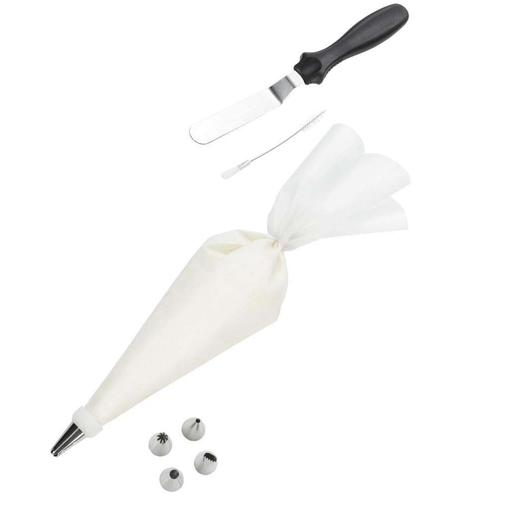 Cake & Cookie Decorating Set, 5 Steel Tips, Godis DUKA
