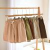 Damen Sommer Pyjama und Strandshorts aus reiner Baumwolle, gewaschen