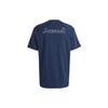 Adidas Arsenal France Capsule Collection Letter Print Three Stripes Short Sleeve Football Shirt Men Tops Navy-Blue HZ9992
