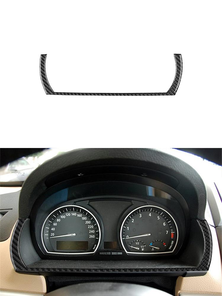 Carbon Fiber Car Interior Center Console Gear Shift Panel Decoration Stickers For BMW X3 2004-2010 Car Accessories