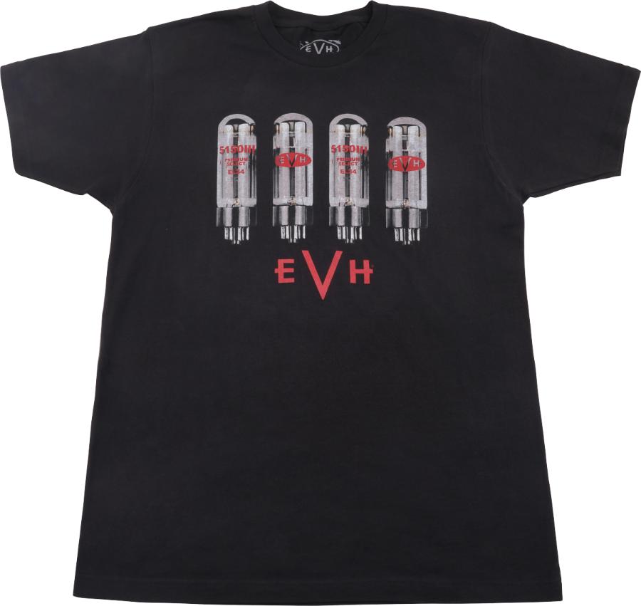

Футболка с логотипом Evh Eddie Van Halen Amp Tube, черная футболка унисекс Xx
