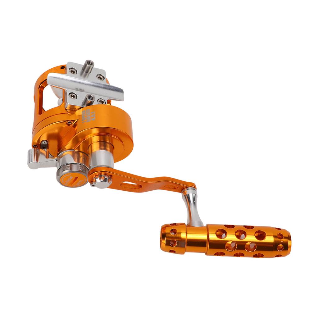 Aluminum Alloy Trolling Fishing Reel Offshore Deep Sea Fishing Reel Single Speed Baitcasting Fishing ReelSY90L Left Hand