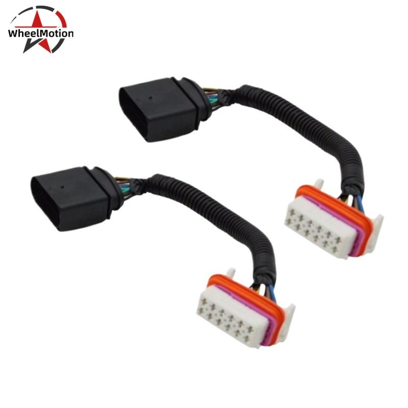 2PCS OEM 7L6971071A Ways Headlight Wiring Harness Adapter For 2004-2007 Volkswagen Touareg Porsche Cayenne 2003 2004 2005 2006