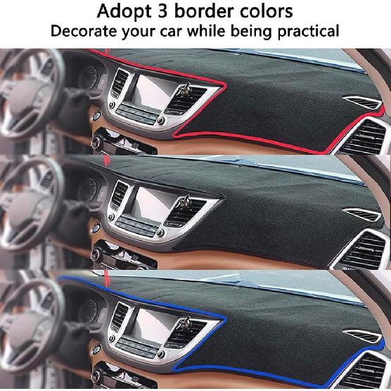 Fit for Chevy Malibu 8th 2013 2014 2015 LHD,Car Dashboard Cover,Non-Slip Pad Carpet,Dashboard Center Console Cover Dash Mat Protector