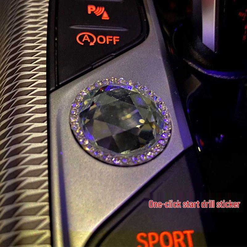 Autoaufkleber mit Kristall-Diamant-Logo für BMW 1er/3er/5er Reihe, X1/X2/X3/X5