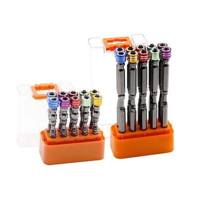 10 Uds. Puntas de destornillador de doble cabeza cruzada magnética fuerte 65/100mm destornillador eléctrico broca Juego de puntas de destornillador