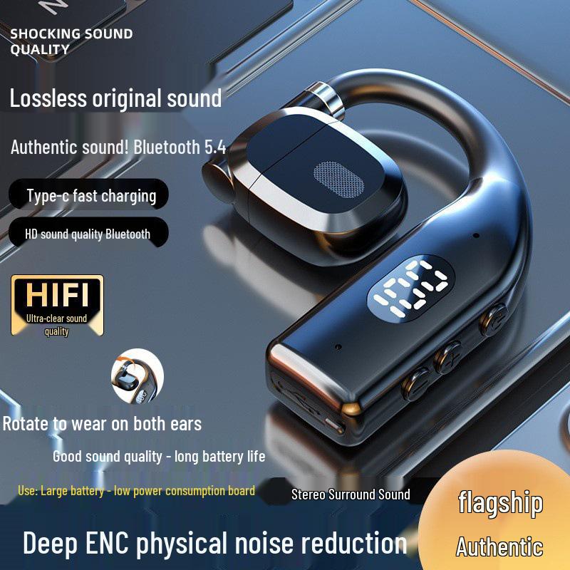 Bluetooth Over-Ear Headphones with Rotating Digital Display and Large Battery, Compatible with Apple, OPPO, Xiaomi, Vivo, and Huawei