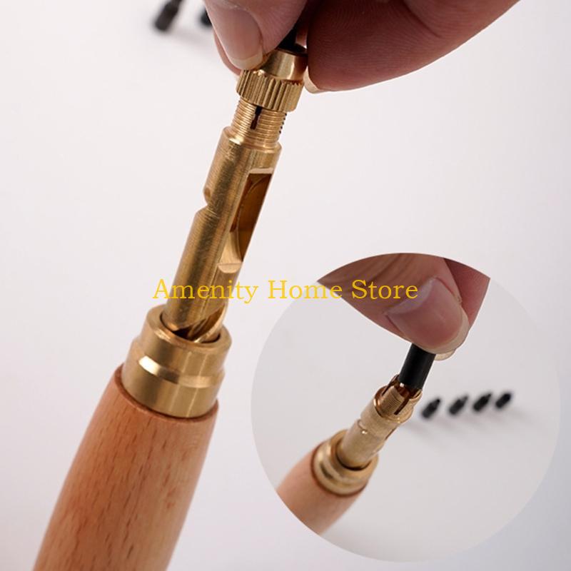 

F26C Craft Punches Screw Hole Leather Hole Tool Auto Leather Tool 1.5mm 2mm 2.5mm 3mm 3.5m 4mm China Mainland